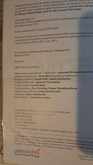 Fizyka 2 szkoła średnia