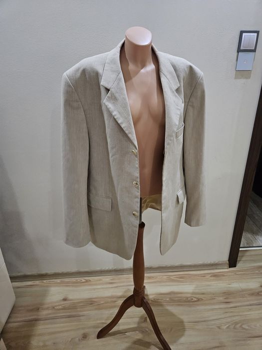 Męska marynarka 40% wełna 20%len