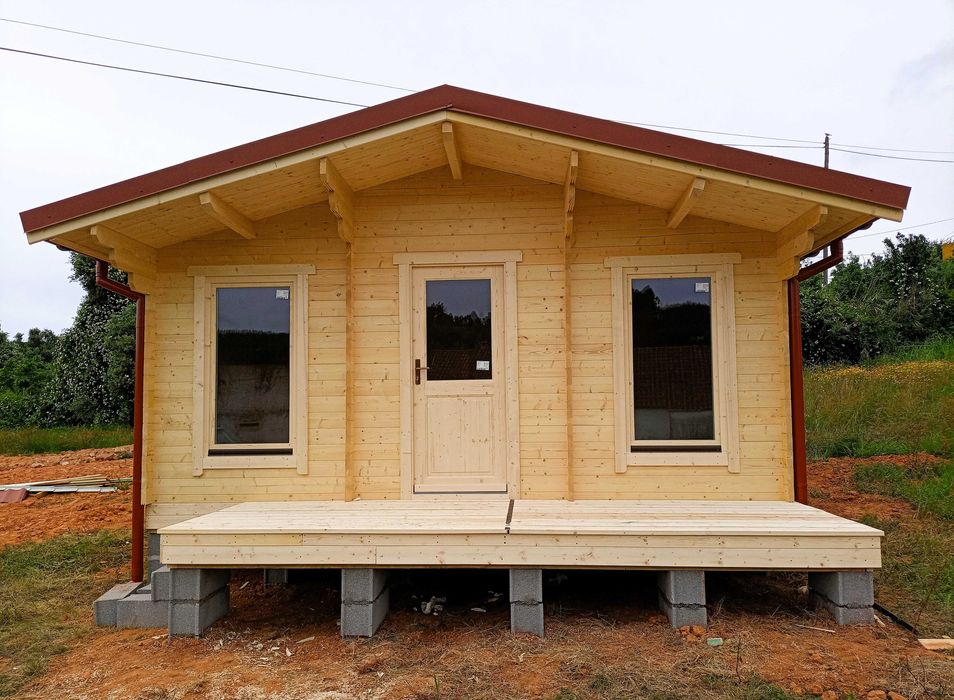 PROMOÇÃO IMPERDÍVEL – CASA DE MADEIRA T1 – 30m² POR APENAS 16800€!