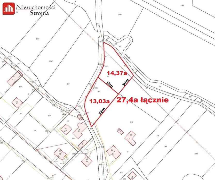 27,4a - Media - Asfalt - tylko 9km od Wieliczki