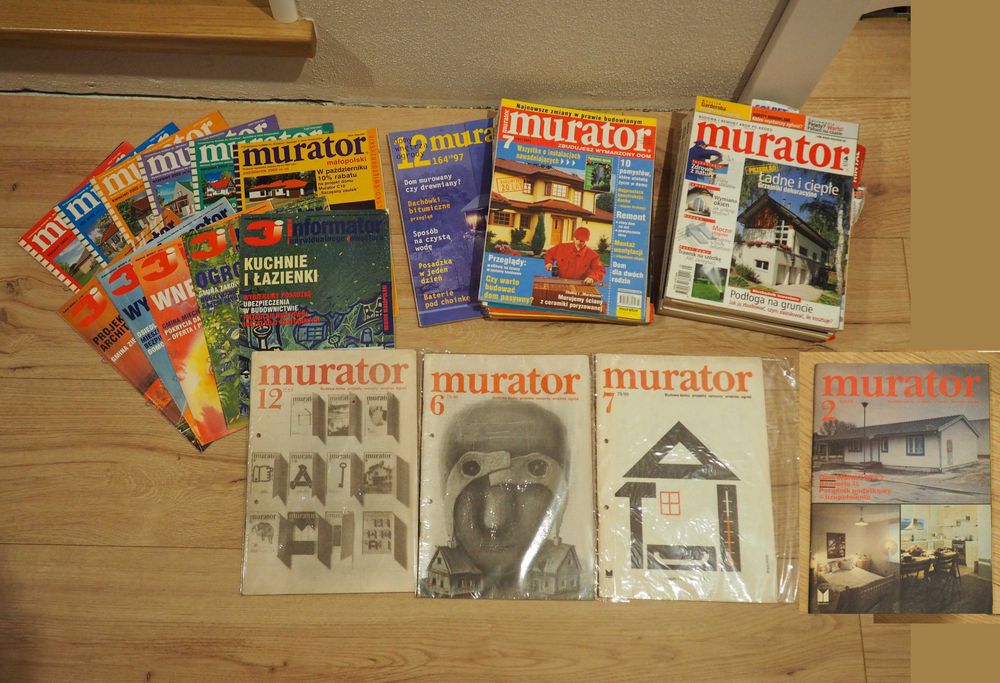 Murator – czasopismo PRL, kolekcjonerskie nr z 1988–1989