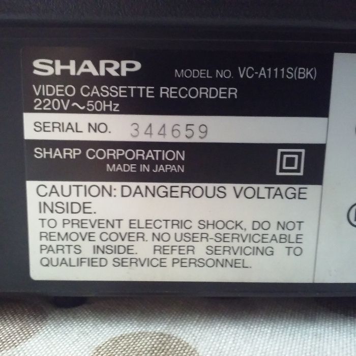 Selling Sharp VHS Video Player64751822267393124