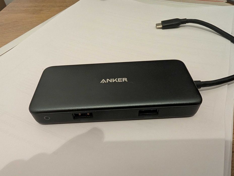 Anker Hub, Stacja dokująca USB-C, HDMI, 2 x USB, SD, microSD, Ethernet