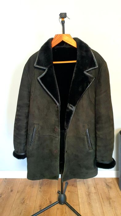 Мужская Классическая Замшевая Дубленка АVI РАЗМЕР L