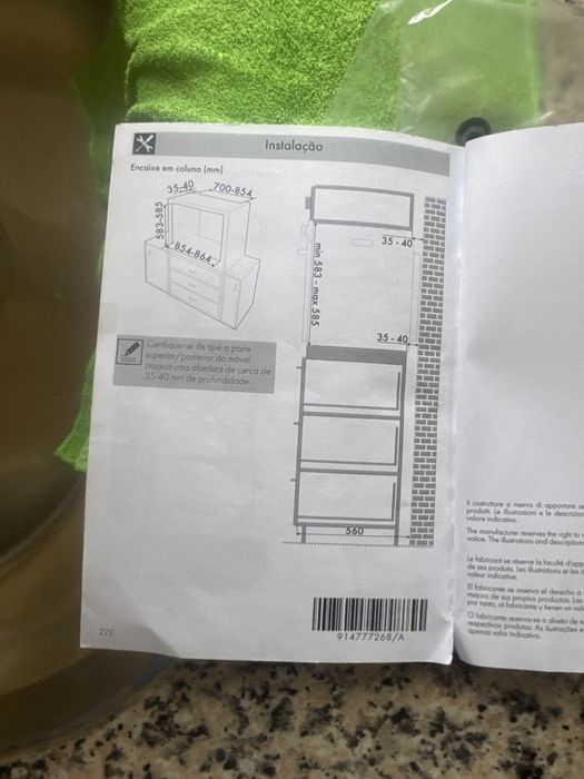 Horno para empotrar