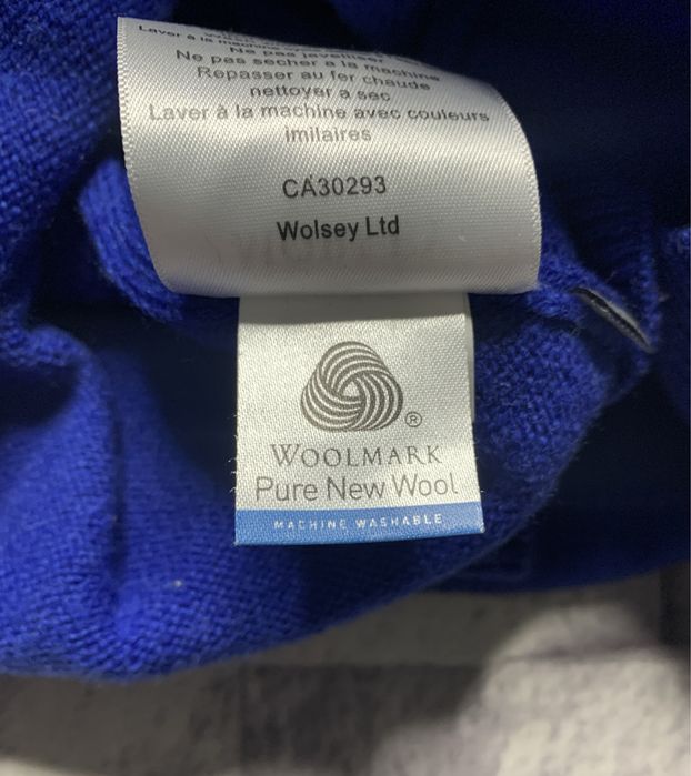 Sweter wełniany  lambswool  Morley r.XL klasyczny V-neck