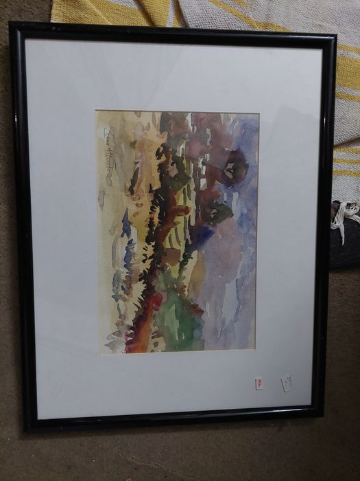 Aguarela sobre papel Luis Alberto