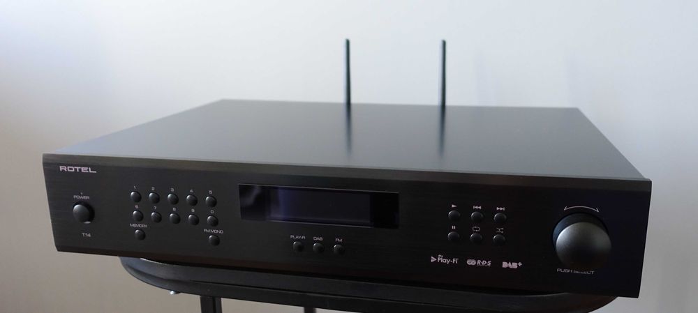 ROTEL T14 rewelacyjny odtwarzacz sieciowy, streamer, tuner. Komplet sklepowy.