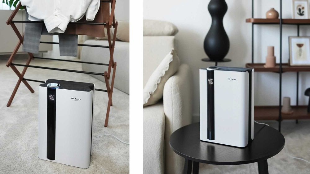 Osuszacz POWIETRZA 2,5L pochłaniacz wilgoci 2 filtry WIFI aplikacja