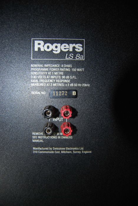 Kolumny podłogowe Rogers LS8a