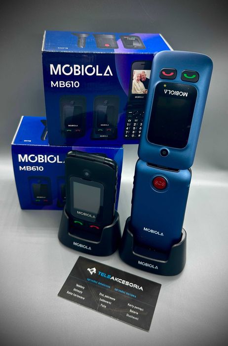 Mobiola MB610 | DLA SENIORA | KOLORY | GWARANCJA 24MSC | Teleakcesoria