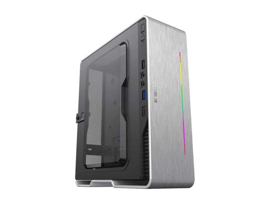 Корпус GameMax Violin Silver Mini-ITX 180W 80+ Bronze
