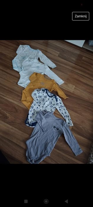 Zestaw body 80-98 mega paka 25 sztuk