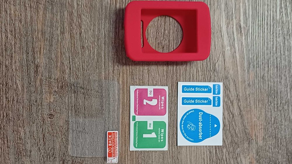 Capa silicone Garmin Edge 520 / 520 plus + película ecrã