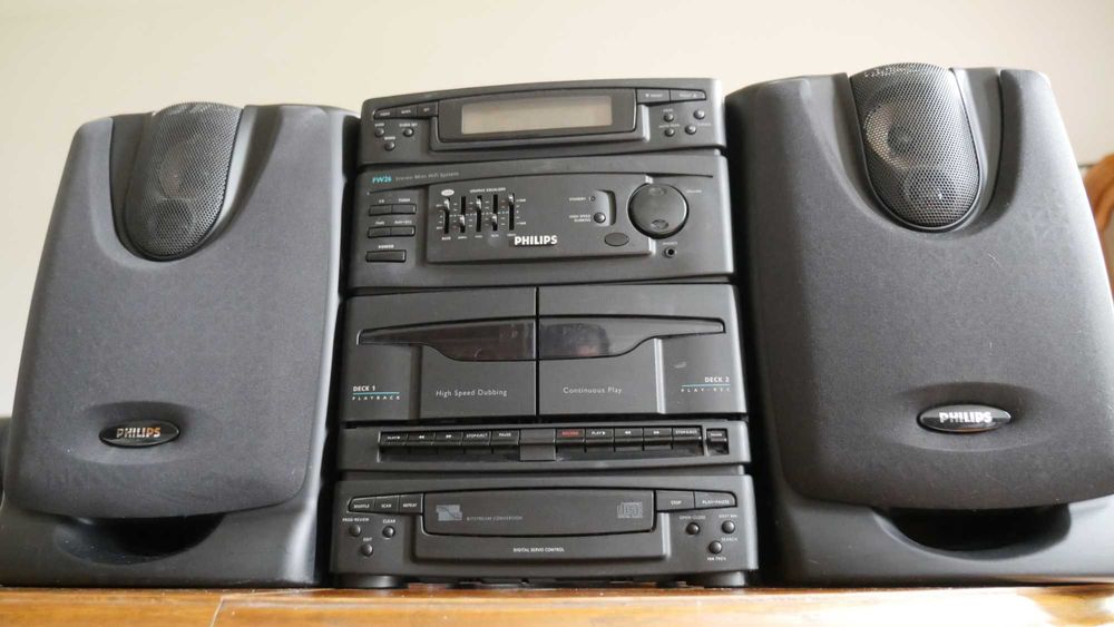 wieża stereo Philips FW26 kolumny