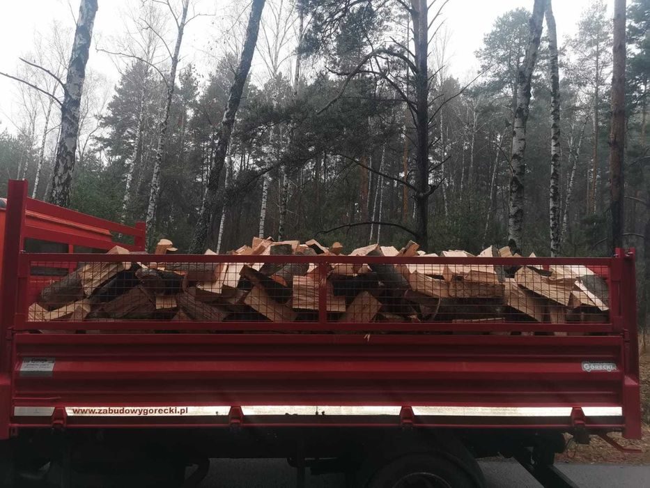 Drewno Opałowe Kominkowe Buk Grab Brzoza Sosna Olcha