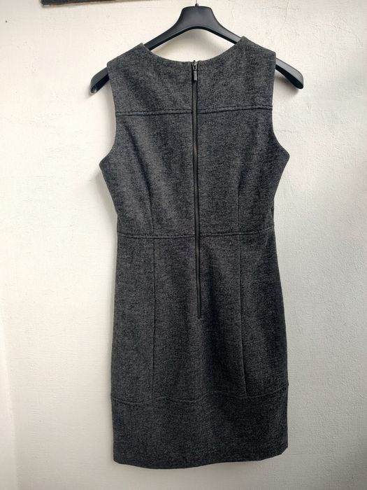 Jesienna sukienka biurowa Zara r.M ( 22% wełna)