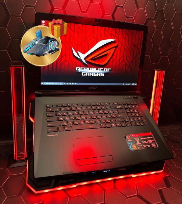 №4‼️ІГРОВА МАШИНА‼️+Подарунки • ЕКРАН: 17.3 • 120 Герц • Nvidia GTX • Проц: i7 • ОЗУ: 16GB • SSD + HDD‼️