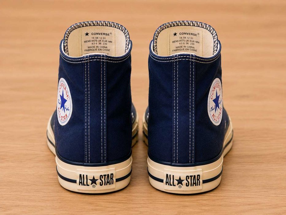 Ténis Converse Chuck Taylor All Star Cano Alto Azul Marinho – 36
