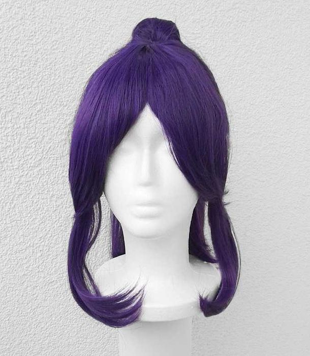 Mafuyu Project Sekai fioletowa peruka z kitką grzywką cosplay wig