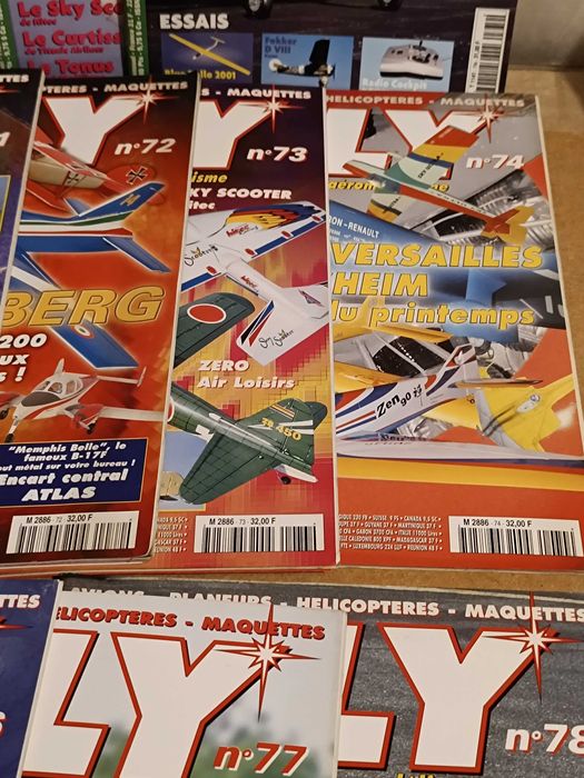 15 revistas da MRA Le Modele Rèduit d´Avion e Fly