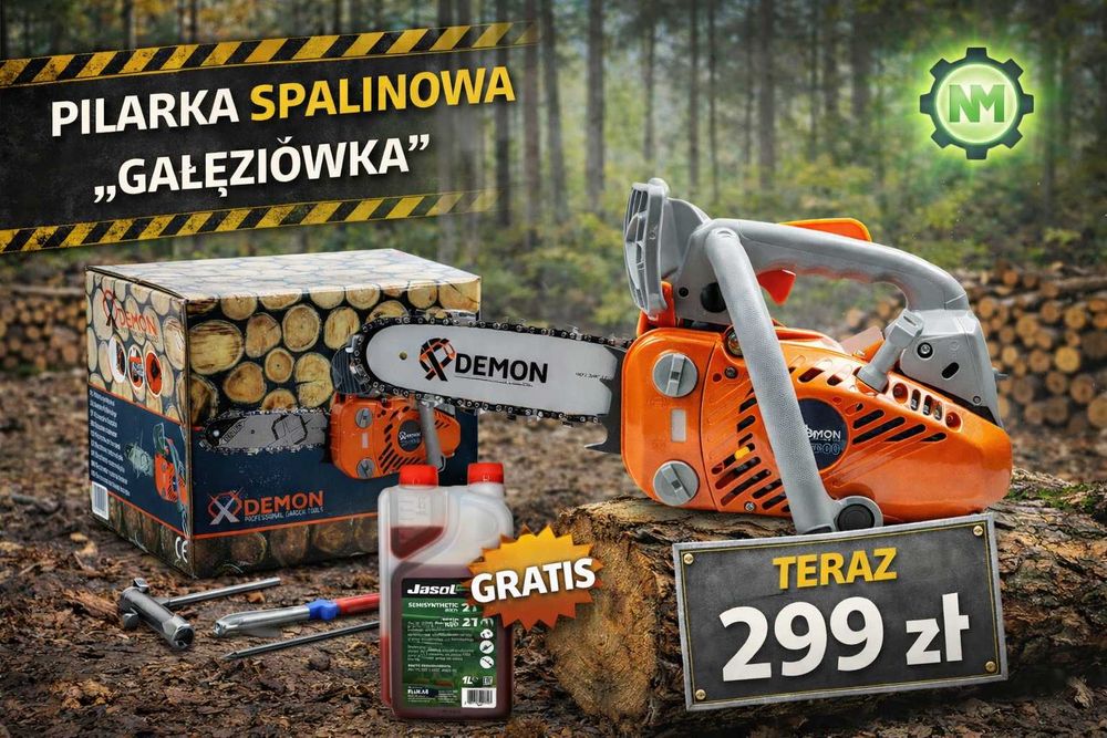 Pilarka spalinowa  DEMON /CS-2500/ Gałęziówka Olej