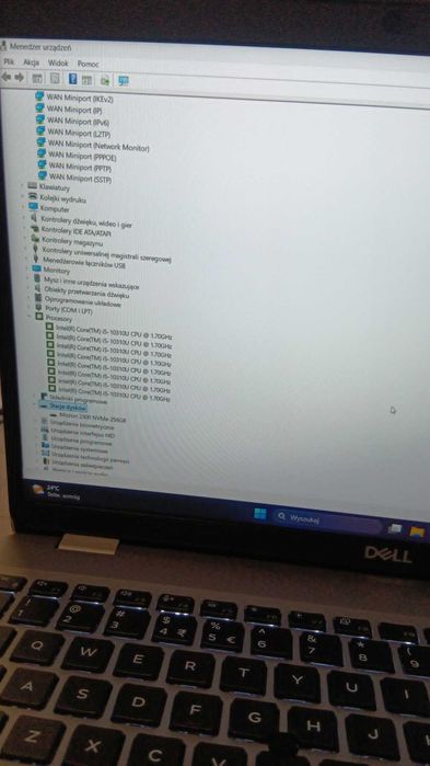 Klasa Biznes Dell 5510 I5 10310U/16gb/256SSD/15.6IPS DOTYK/Windows 11PRO