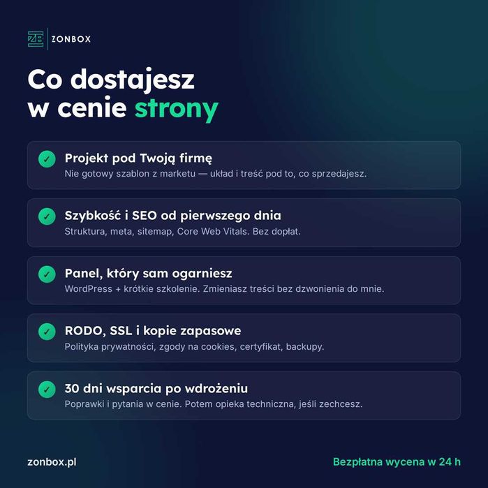 Strony internetowe WordPress dla firm - tworzenie stron www i sklepów