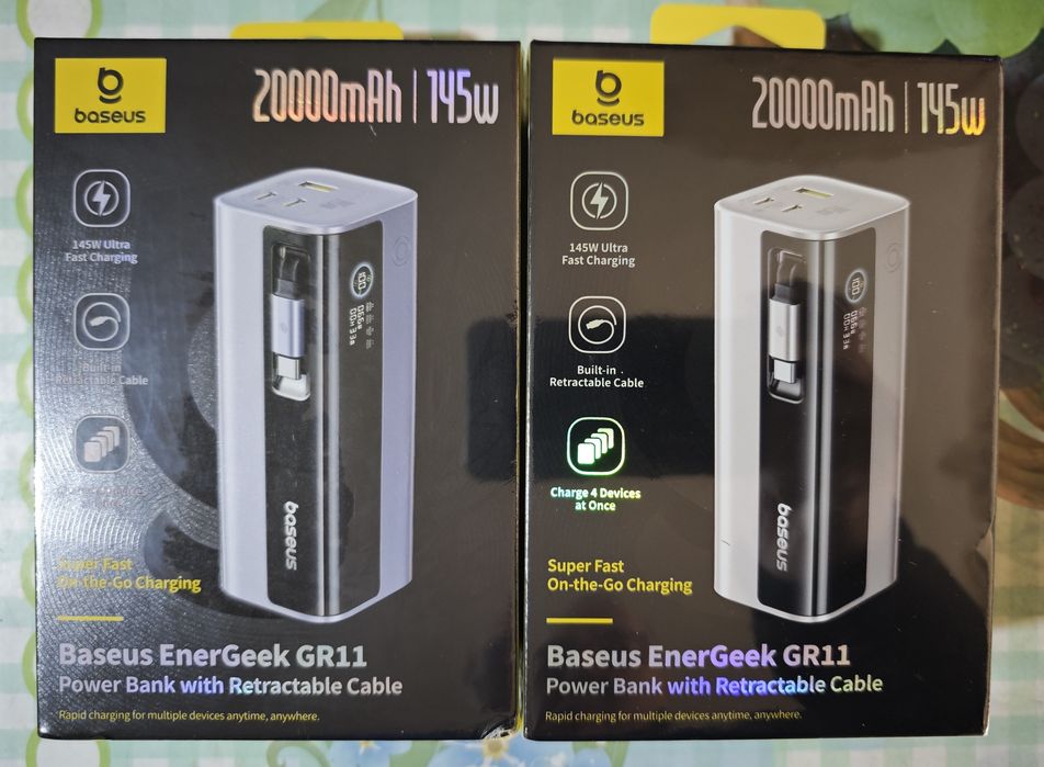 BASEUS павербанки 10000mAh 22.5W і потужніші
