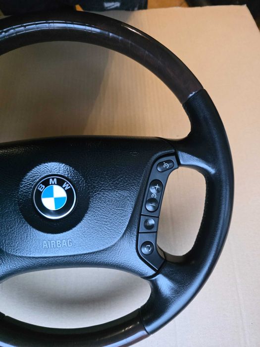 E38 Kierownica E39 KIEROWNICA DREWNO MULTIFUNKCJA Bmw Seria 5 Drewno bmw e39 lift