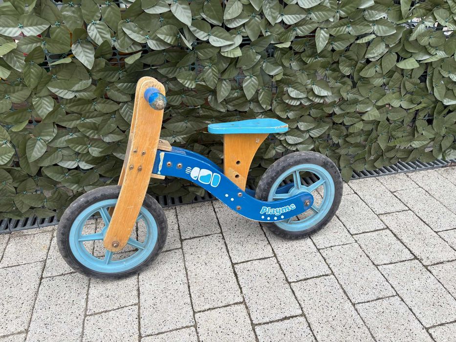 Rowerek retro drewniany
