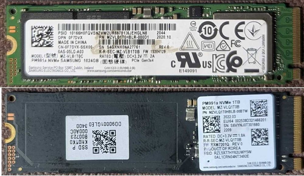 SSD M2 256-512-1TB