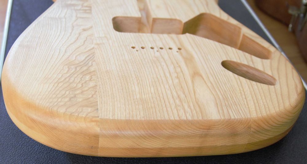 gitara elektryczna, korpus wysezonowany