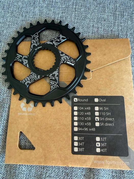 zębatki SHIMANO XT FC-M8100 32t 12s plus dwie deckas 34T i 36 T