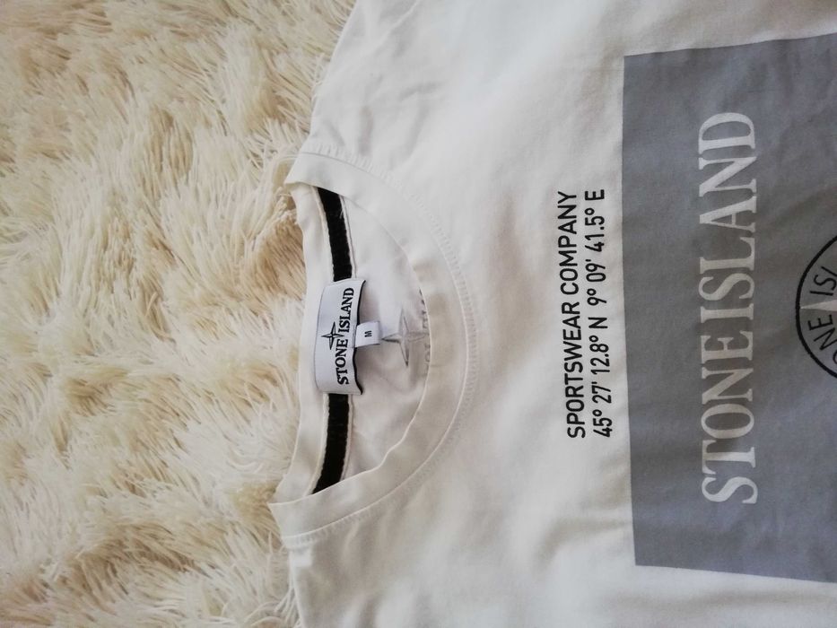 t-shirt M 38 biała koszulka 68-15 M 38 stone