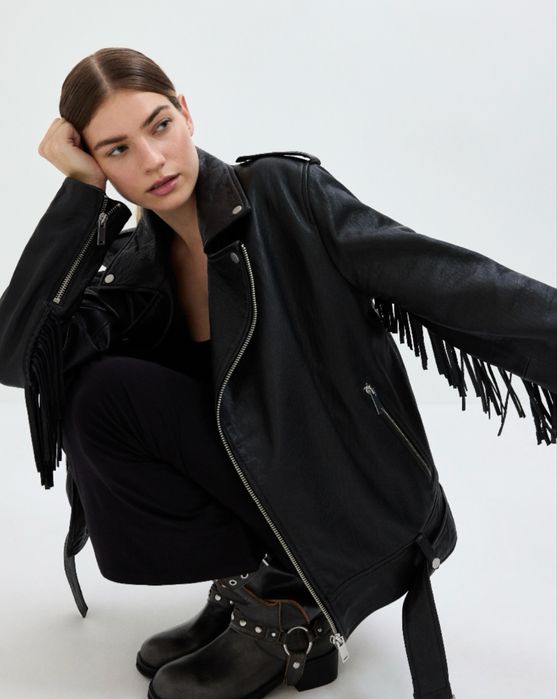 Кожаная   куртка