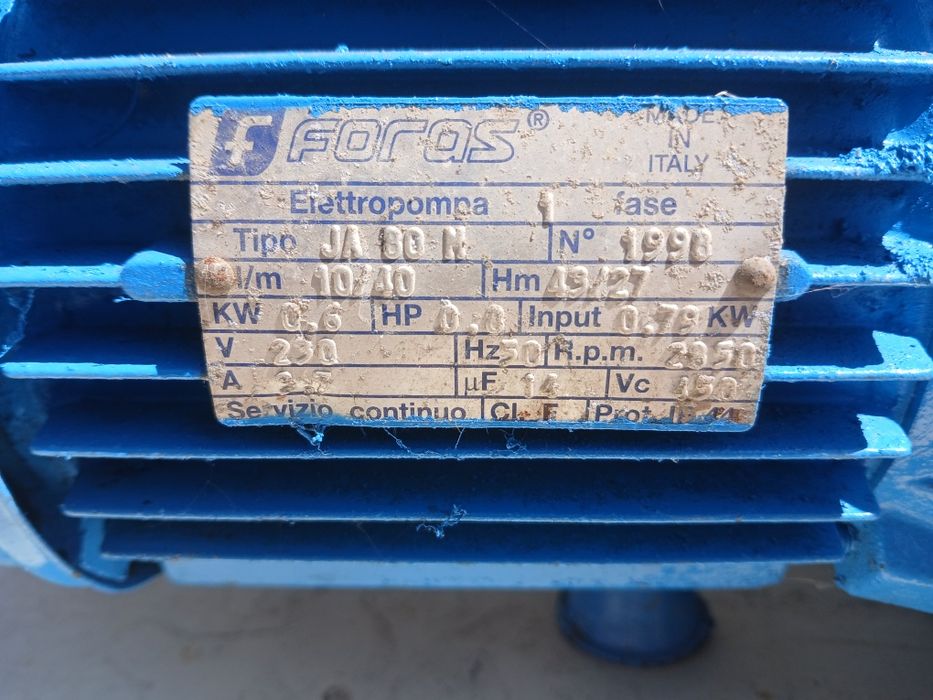 Bomba de água 1 polegada 220v monofasica