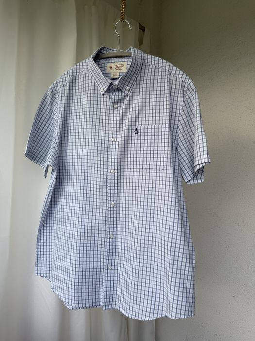 Penguin by munsingwear Koszula męska L slim fit krótki rękawek