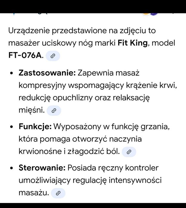 Masażer do nóg nowy