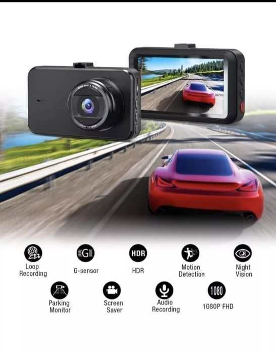 Видеорегистратор full hd с двумя камерами