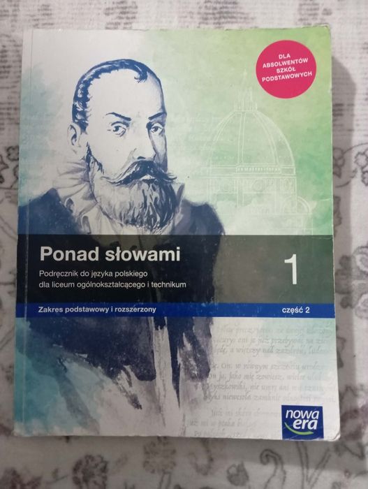 Ponad Słowami 1 część 2 Język Polski Podręcznik Liceum Technikum Nowa Era