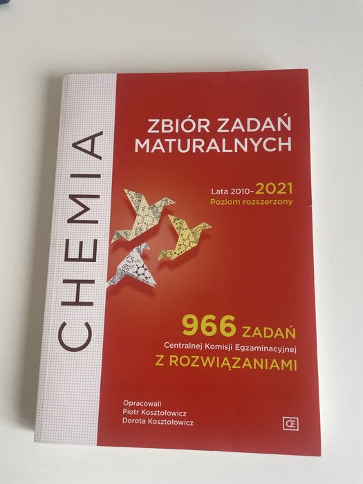 Zbiór zadań do matury z chemii okazja!!!