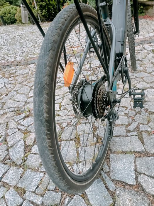 Rower elektryczny riverside 500E na długie wyprawy