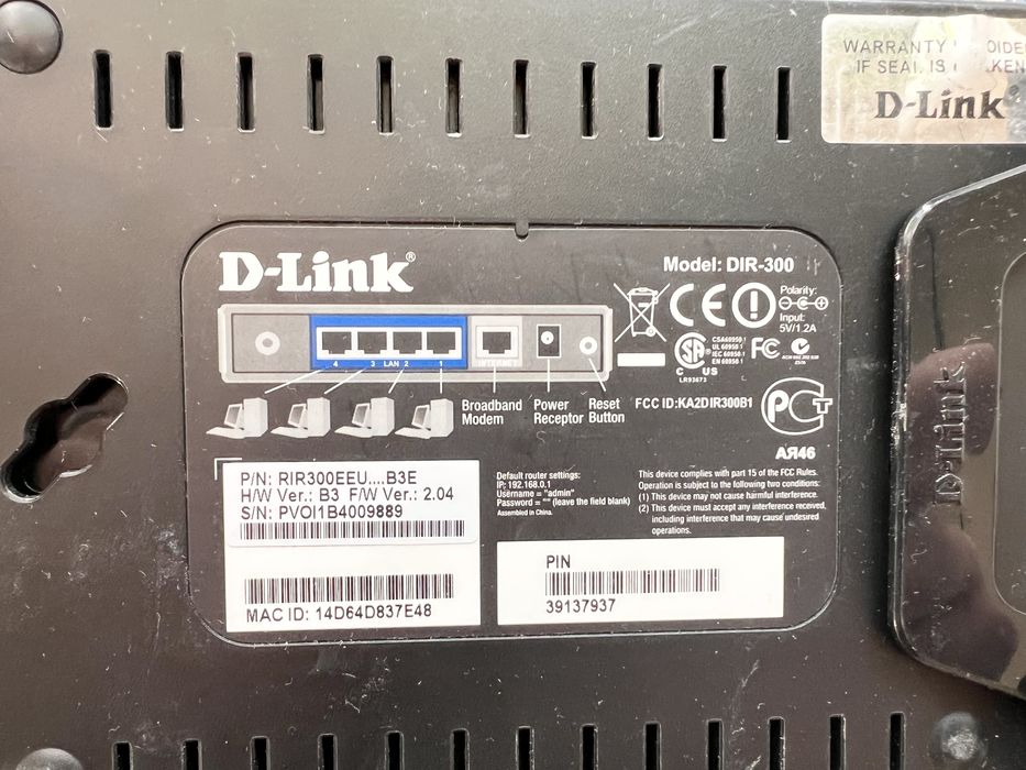 Маршрутизатор (Роутер) D-Link DIR-300