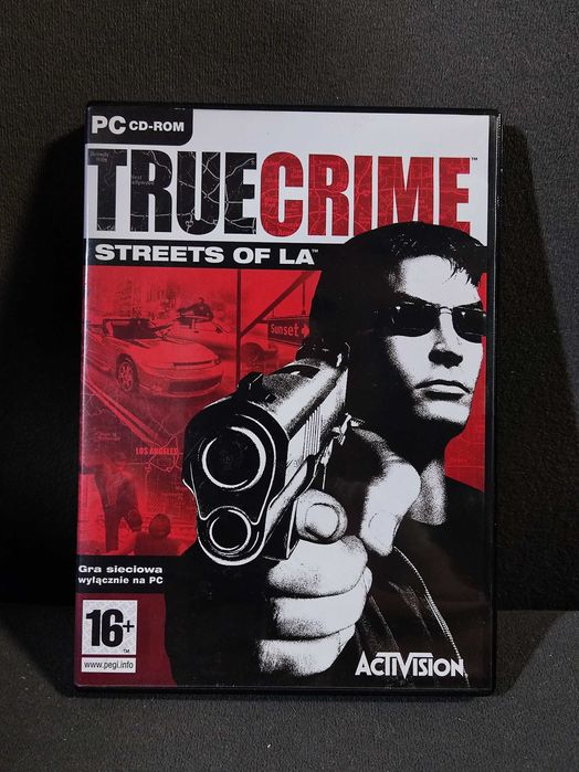 Gra PC retro, True Crime Streets of LA, stan idealny