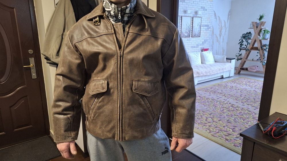 Кожаная куртка. Винтаж.