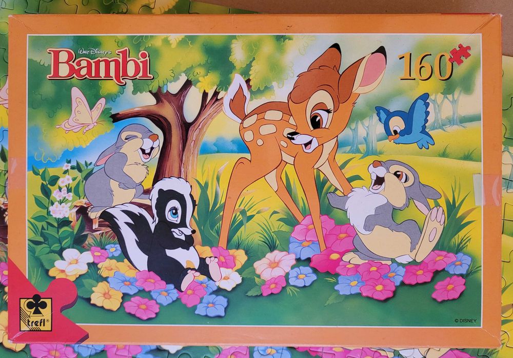 Bambi 160 Trefl Stare Vintage Disney puzzle PRL