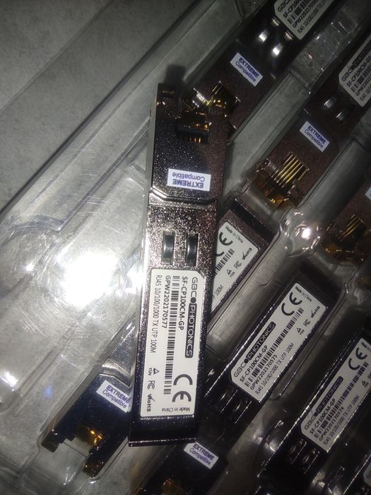 Wkładka GBC Photonics SFP RJ45 Nowa!