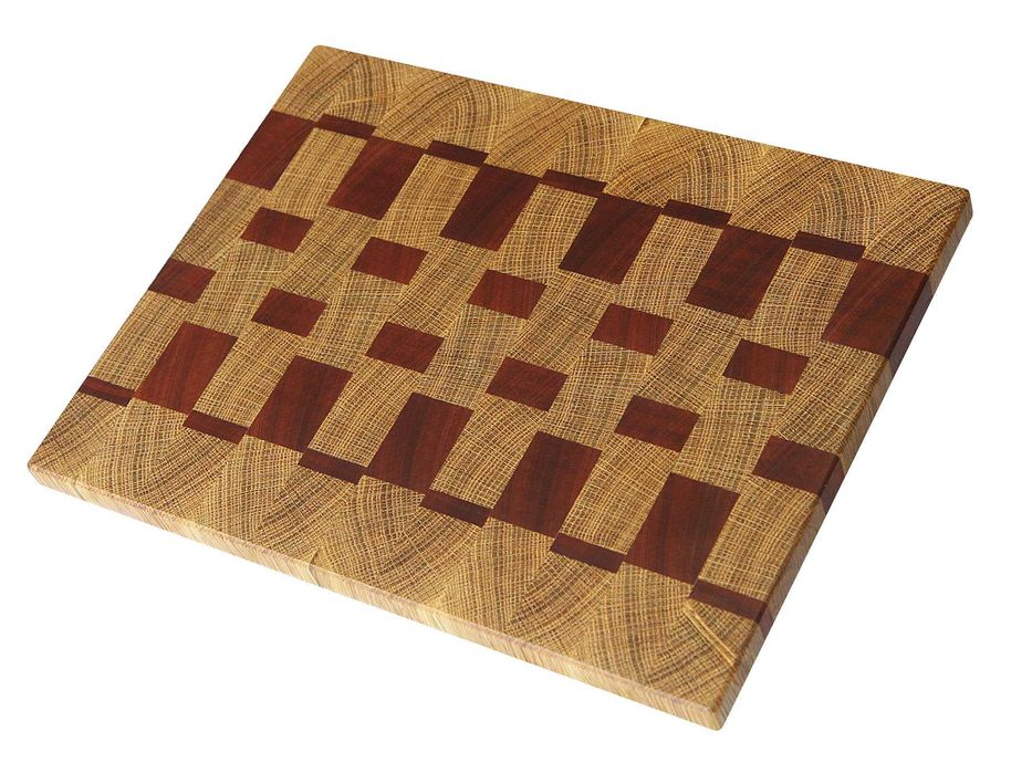 Deska do krojenia Sztorcowa - end grain Dąb 2 sztuki