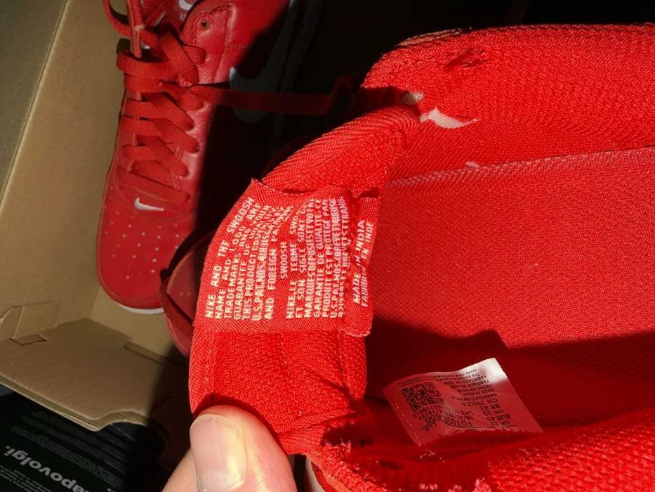 Nike Air Force 1 Low Retro „University Red"